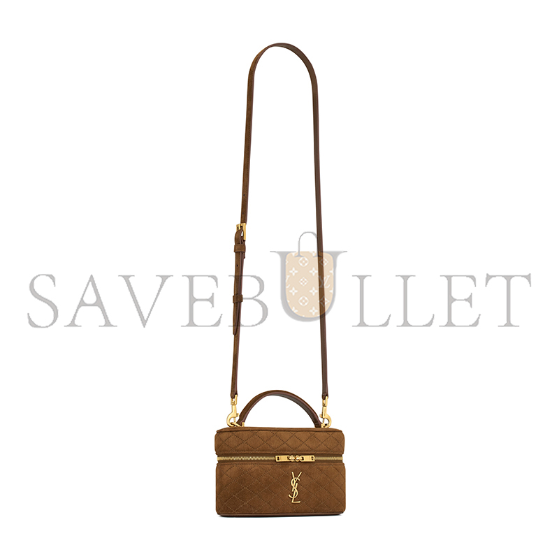 Y51 GABY VANITY IN SUEDE 7667311U8272138 (18*11*6.5cm)